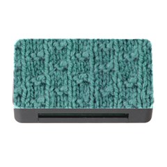 Knitted Wool Blue Memory Card Reader With Cf by snowwhitegirl