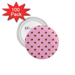 Peach Rose Pink 1 75  Buttons (100 Pack)  by snowwhitegirl