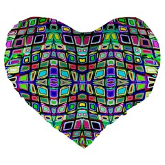 Na 1 Large 19  Premium Heart Shape Cushions by ArtworkByPatrick