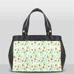 Pumpkin Vines Oversize Office Handbag (2 Sides) by bloomingvinedesign