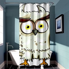 Owl Bird Eyes Cartoon Good Shower Curtain 36  X 72  (stall)  by Sudhe