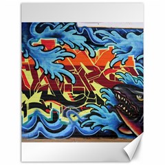 Graffiti Colourful Street Art Art Canvas 12  X 16  by Simbadda