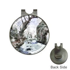 Tree Waterfall Landscape Nature Hat Clips With Golf Markers by Simbadda