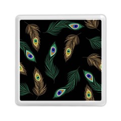 Seamless Pattern With Peacock Feather Memory Card Reader (square) by Vaneshart