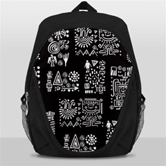 Vector Pattern Design With Tribal Elements Backpack Bag by Vaneshart