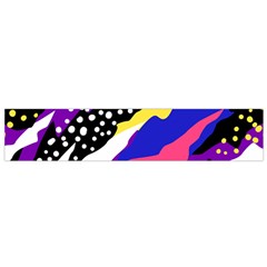 Colorful Abstract Waves Pattern Small Flano Scarf by teeziner