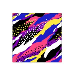 Colorful Abstract Waves Pattern Satin Bandana Scarf by teeziner