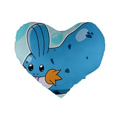 Patokip Standard 16  Premium Flano Heart Shape Cushions by MuddyGamin9