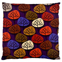 Tree Pattern Background Standard Flano Cushion Case (one Side) by Vaneshart