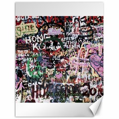 Graffiti Wall Background Canvas 12  X 16  by Vaneshart