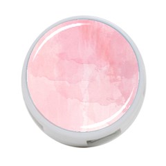 Pink Blurry Pastel Watercolour Ombre 4-port Usb Hub (two Sides) by Lullaby