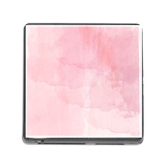 Pink Blurry Pastel Watercolour Ombre Memory Card Reader (square 5 Slot) by Lullaby