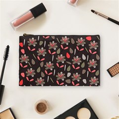 Zappwaits Flowers Cosmetic Bag (medium) by zappwaits