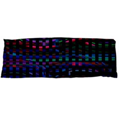 Stripes Background Black Colorful Body Pillow Case (dakimakura) by Simbadda