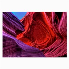 Flower Purple Petal Red Color Pink Hdr Magenta Lowerantelopecanyon Antelopecanyon Macro Photography Large Glasses Cloth (2 Sides) by Vaneshart