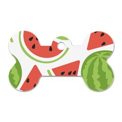 Watermelon Juice Auglis Clip Art Watermelon Dog Tag Bone (two Sides) by Vaneshart