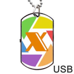 Xcoin Logo 200x200 Dog Tag Usb Flash (one Side) by Ipsum