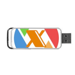 Xcoin Logo 200x200 Portable Usb Flash (one Side) by Ipsum