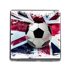 Soccer Ball With Great Britain Flag Memory Card Reader (square 5 Slot) by Vaneshart