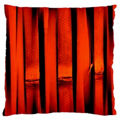 Orange Seamless Bamboo Background Standard Flano Cushion Case (two Sides) by Vaneshart