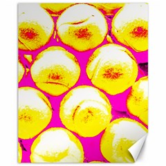 Pop Art Tennis Balls Canvas 11  X 14  by essentialimage