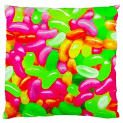 Vibrant Jelly Bean Candy Standard Flano Cushion Case (two Sides) by essentialimage