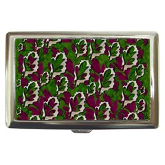 Green Fauna And Leaves In So Decorative Style Cigarette Money Case by pepitasart