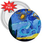 Painting Illustrations Vincent Van Gogh 3  Buttons (10 pack)  Front