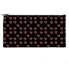 Red Pansies Pencil Cases by snowwhitegirl