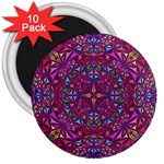 Kaleidoscope  3  Magnets (10 pack)  Front