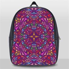 Kaleidoscope  School Bag (large) by Sobalvarro