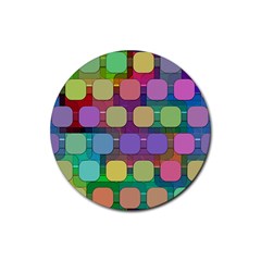 Pattern  Rubber Coaster (round)  by Sobalvarro