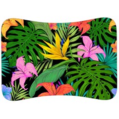 Tropical Greens Velour Seat Head Rest Cushion by Sobalvarro