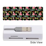 Vintage Can Floral Memory Card Reader (Stick) Front