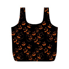 Jack O Lanterns Full Print Recycle Bag (m) by bloomingvinedesign