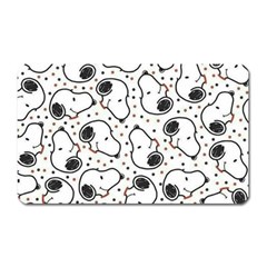 Dog Pattern Magnet (rectangular) by Vaneshart