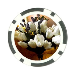 Tulips 1 3 Poker Chip Card Guard by bestdesignintheworld