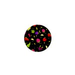 Vector Seamless Summer Fruits Pattern Colorful Cartoon Background 1  Mini Buttons Front