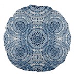 Boho Pattern Style Graphic Vector Large 18  Premium Round Cushions Front