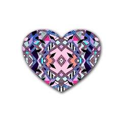 Marble Texture Print Fashion Style Patternbank Vasare Nar Abstract Trend Style Geometric Heart Coaster (4 Pack)  by Sobalvarro