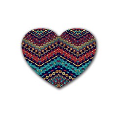 Ethnic  Heart Coaster (4 Pack)  by Sobalvarro