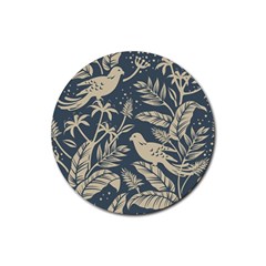 Birds Nature Design Rubber Coaster (round)  by Vaneshart