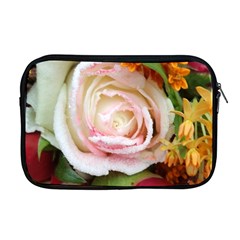 Floral Bouquet Orange Pink Rose Apple Macbook Pro 17  Zipper Case by yoursparklingshop