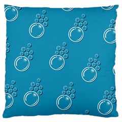 Bubble Group Pattern Abstract Large Flano Cushion Case (one Side) by Vaneshart