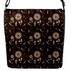 Wonderful Pattern With Dreamcatcher Flap Closure Messenger Bag (s) by FantasyWorld7