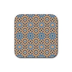 Motif Rubber Coaster (square)  by Sobalvarro