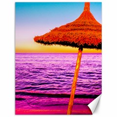 Pop Art Beach Umbrella  Canvas 12  X 16  by essentialimage