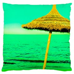 Pop Art Beach Umbrella  Standard Flano Cushion Case (two Sides) by essentialimage