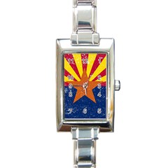 Arizona State Flag Rectangle Italian Charm Watch by trulycreative