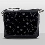 Grunge Tarot Pattern Messenger Bag Front